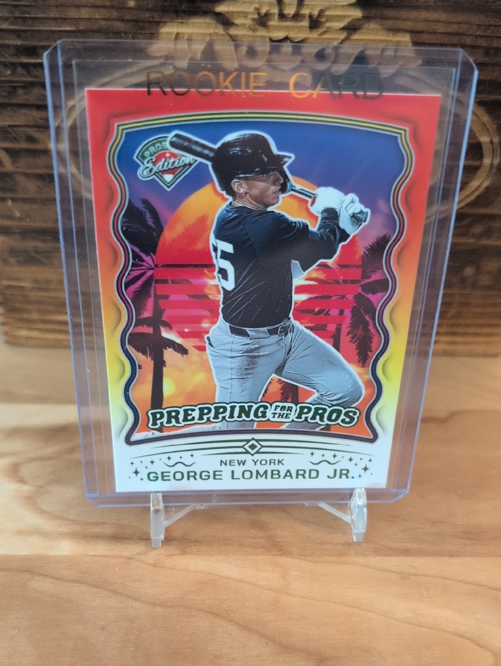 2025 Panini George Lombard Jr. Prepping For The Pros Rookie Card Yankees